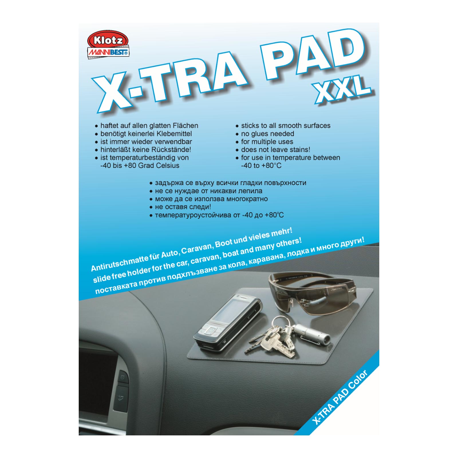 Asien 6Pcs Car Mat Non-Slip Latex Pad Anti-Rutsch-Matte Armaturenbrett Pad Hält Telefon zufällige Farbe. 